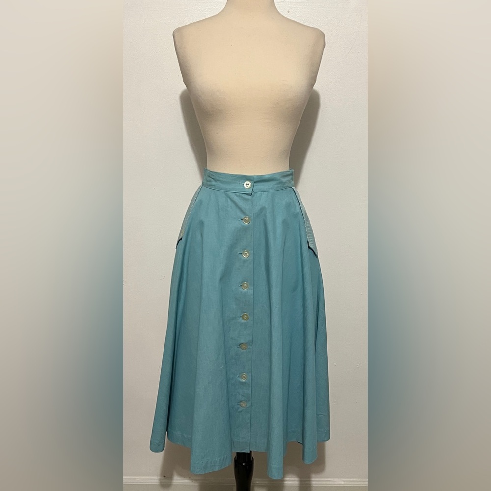 Vintage Stockton of Dallas Midi Circle Skirt